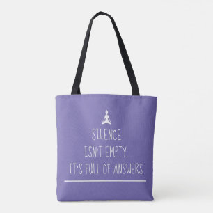Spirituele Meditation Quote Zen Yoga Draagtas