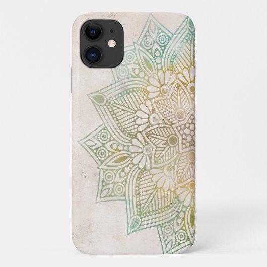 Spirituele neatral en kleurrijke mandala indiaan Case-Mate iPhone case (Achterkant)