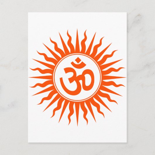 Spirituele Om Briefkaart (Voorkant)