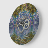 Spirituele Om Fractal Chakra Grote Klok (Hoek)