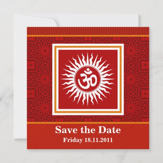 Spirituele Om Save The Date (Voorkant)