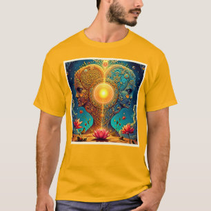 Spirituele ontwakingskunst t-shirt