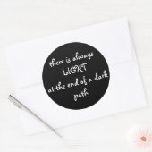 Spirituele prijsopgave ronde sticker (Envelop)