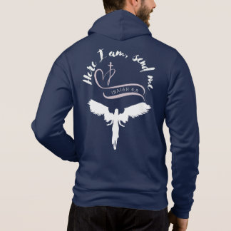 Spirituele ritsen Hoodie-Isaiah 6:8 Hoodie