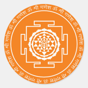 Spirituele Shree Yantra Sticker