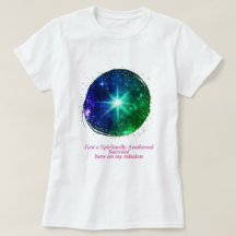 Spirituele T-shirts en Sweatshirts, ontwaakte Star