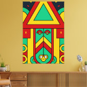 Spirituele Tiki Canvas Afdruk (Insitu (Woonkamer))