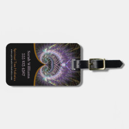 Spirituele Tree Holistische Dubbelzijdige Custom Bagagelabel