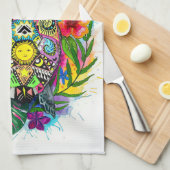 Spirituele Turtle Lover Theedoek (Quarter Fold)