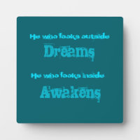 Spirituele Typografie Citaat over het Ontwaken