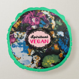 Spirituele Vegan Round Pillow Rond Kussen
