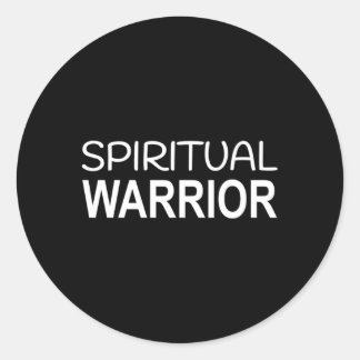 Spirituele Warrior Ronde Sticker