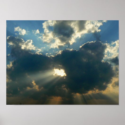 Spirituele wolken 1 poster (Voorkant)