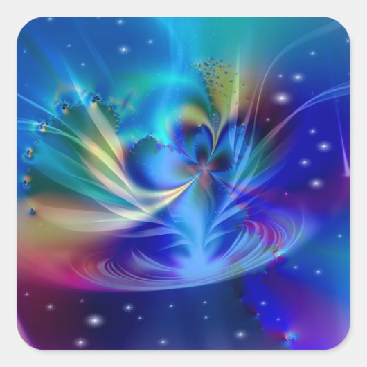 Spirituele Wonders Vierkante Sticker (Voorkant)