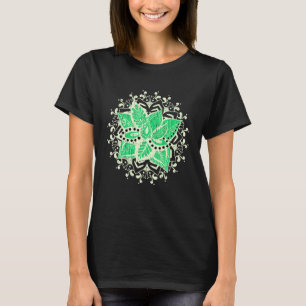 Spirituele Yoga Flow Boho Fractale Geometrie Manda T-shirt