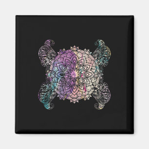 Spirituele Yoga Flow Heilige Geometrie Prana Kunst Magneet
