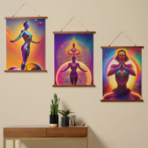 Spirituele Yoga Hanging Tapestry Hangend Wandkleed