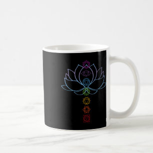 Spirituele Zen Lotus Bloem Chakras Uitgelijnde Yog Koffiemok