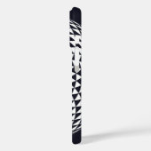 Spirituele zwarte witte Mandala Geometrische Vecto Case-Mate iPhone Case (Achterkant / Links)