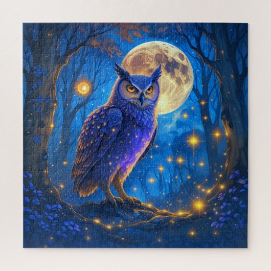 Spiritueux de forêt clair de lune - Puzzle Enchant (Vertical)