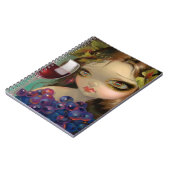 "Spiritueux de la vigne : Carnet merlot" (Côté gauche)