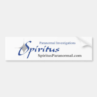 Spiritus Paranormale Bumpersticker