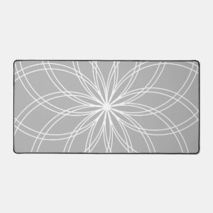 Spiro Mandala White Gray Bureaumat