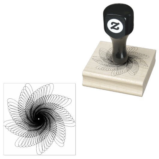 Spirograaf Decoratief Ornament Scrapbooking Rubberstempel (Gestempeld)