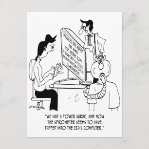 Spirometer Cartoon 7314 Briefkaart