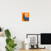 Spit gebeurt Llama | Poster Art Print 8x10 (Thuiskantoor)