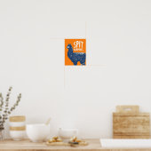 Spit gebeurt Llama | Poster Art Print 8x10 (Keuken)