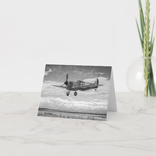 Spitfire 1A Eric Lock Kaart (Voorkant)