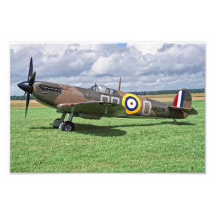 Spitfire AR213 Foto Afdruk