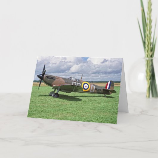 Spitfire AR213 Kaart (Voorkant)