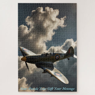 Spitfire bij Dusk artist impression Legpuzzel