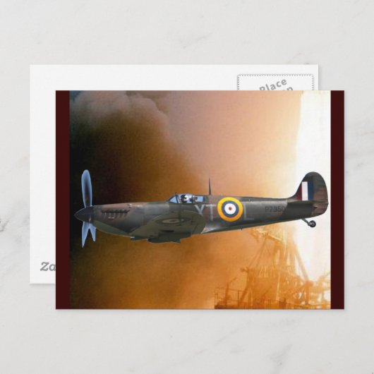 SPITFIRE BRIEFKAART (Voorkant / Achterkant)