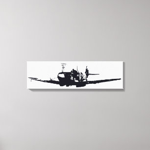 *Spitfire* door David Goodall Canvas Afdruk