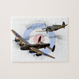 Spitfire en Lancaster Legpuzzel