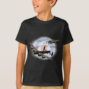 Spitfire en Lancaster T-shirt