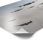 Spitfire Escort Foto Afdruk (Hoek)