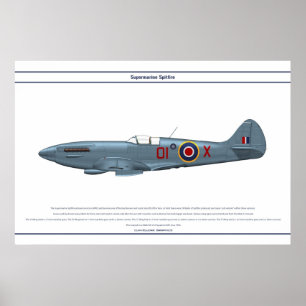 Spitfire GB 2 Sqn 1 Poster