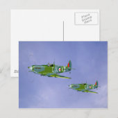 Spitfire Greetings briefkaart (Voorkant / Achterkant)