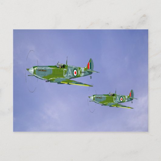 Spitfire Greetings briefkaart (Voorkant)