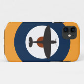 Spitfire iconique de Supermarine - coque iphone (Dos (Horizontal))