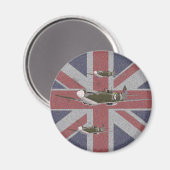 Spitfire Magneet. Magneet (Voorkant / Achterkant)