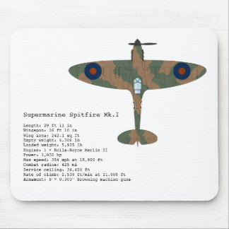Spitfire mousepad muismat