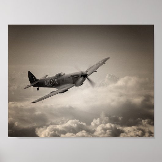 Spitfire Patrol Poster (Voorkant)
