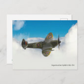 Spitfire Postcard Briefkaart (Voorkant / Achterkant)