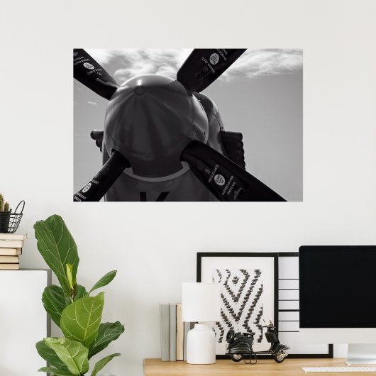 SPITFIRE PROPELLER POSTER (Thuiskantoor)