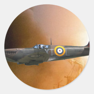 SPITFIRE RONDE STICKER